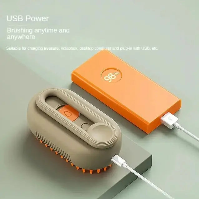 Steamy Dog Brush – Professional 3-in-1 Steam Grooming Brush for Dogs & Cats