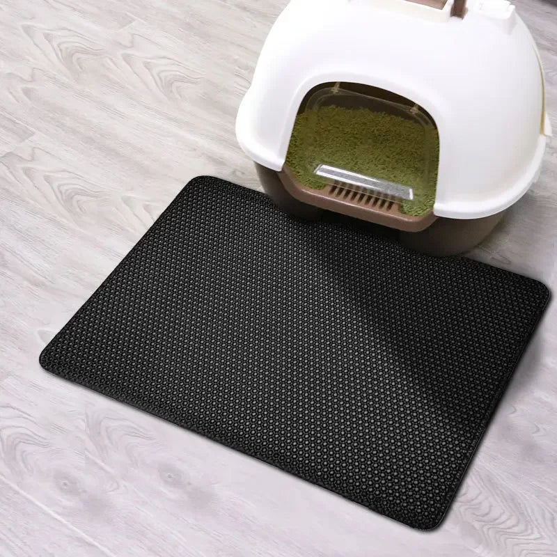Say Goodbye to Litter Mess — The Smart Mat That Keeps Your Home Clean!