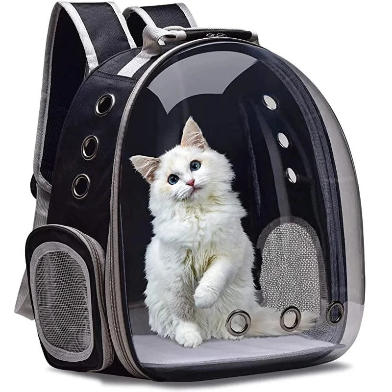 Cat Carrier Backpack with Transparent Capsule – Safe, Breathable &amp; Perfect for Travel