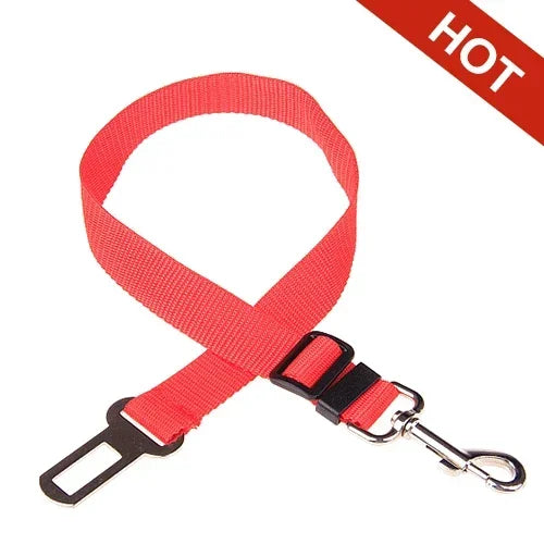 Keep Your Pet Safe on Every Ride – Adjustable Pet Car Seat Belt for Dogs & Cats