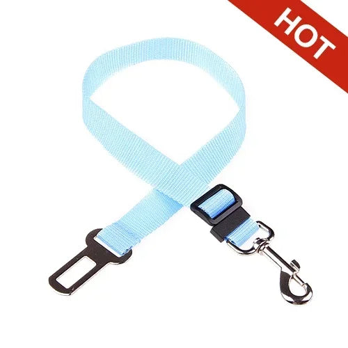 Keep Your Pet Safe on Every Ride – Adjustable Pet Car Seat Belt for Dogs & Cats