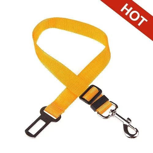 Keep Your Pet Safe on Every Ride – Adjustable Pet Car Seat Belt for Dogs & Cats