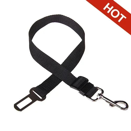Keep Your Pet Safe on Every Ride – Adjustable Pet Car Seat Belt for Dogs & Cats
