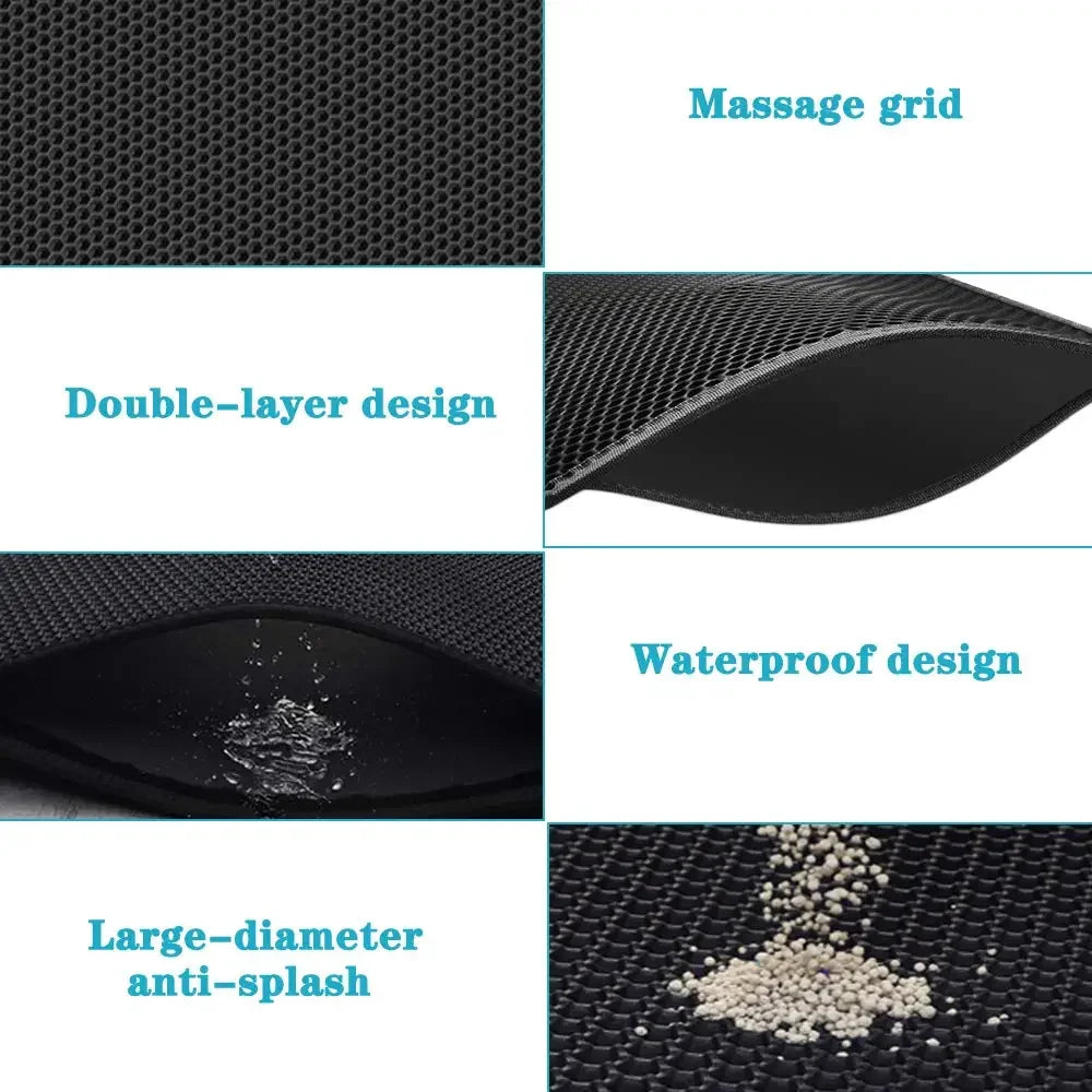 Say Goodbye to Litter Mess — The Smart Mat That Keeps Your Home Clean!