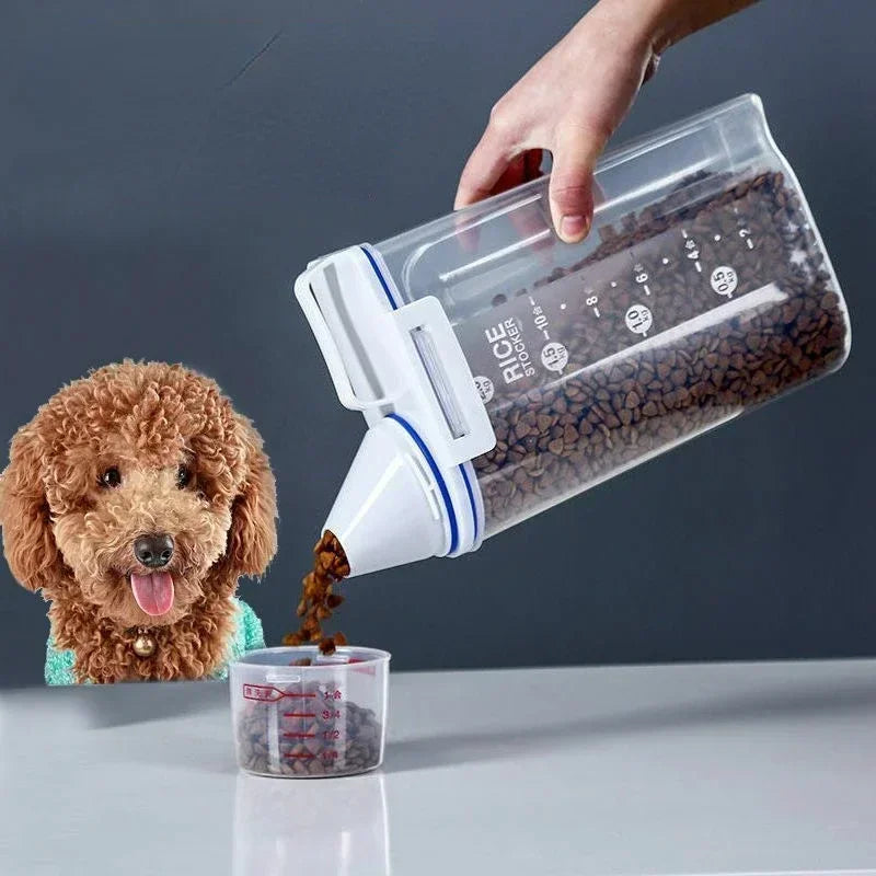 Keep Your Pet’s Food Fresh, Protected &amp; Perfectly Measured — The 1.5kg/2kg Airtight Pet Food Storage Container!