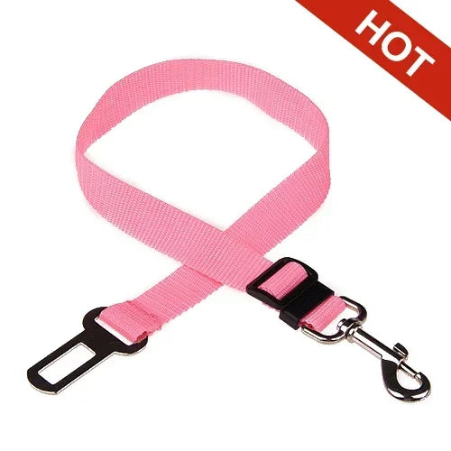 Keep Your Pet Safe on Every Ride – Adjustable Pet Car Seat Belt for Dogs & Cats