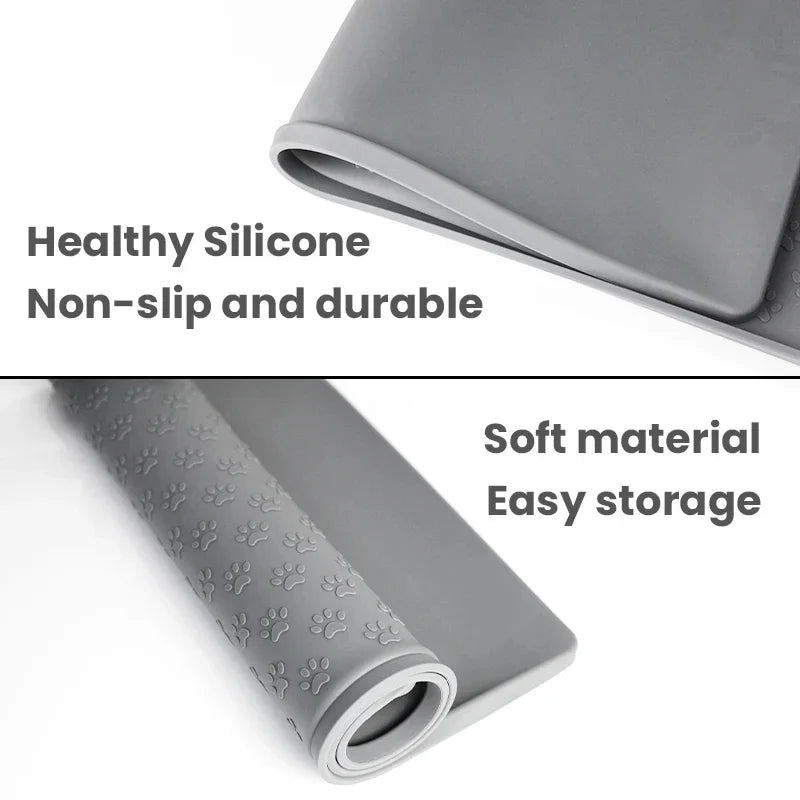 Keep Your Pet’s Feeding Area Clean &amp; Organised — The Waterproof Silicone Mat Every Pet Owner Needs!